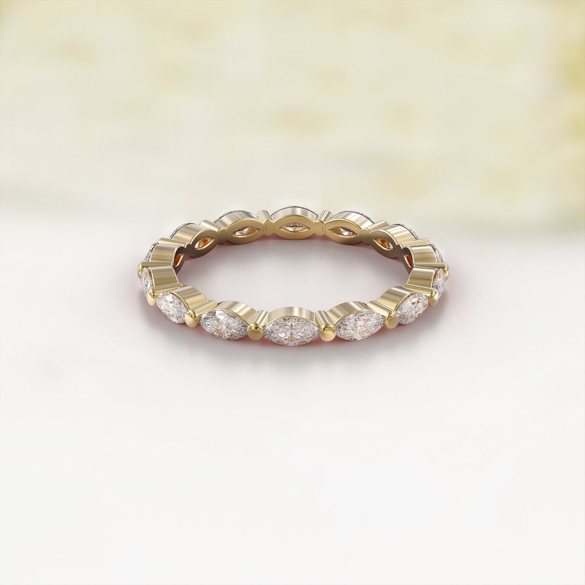 Marquise store eternity band