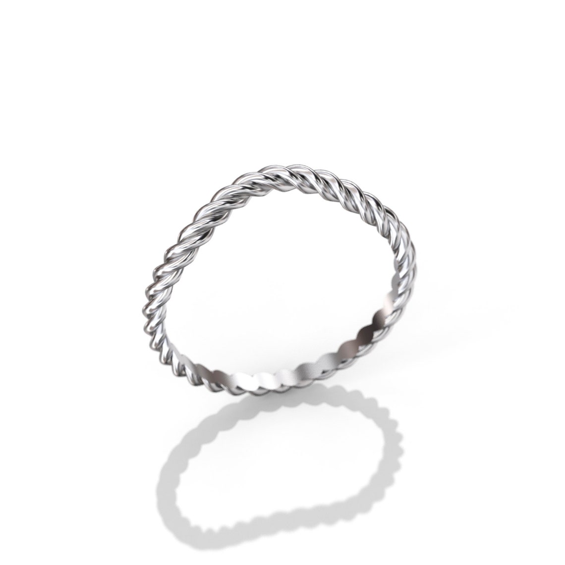 Curved Wedding Band Stacking Ring Matching Wedding Band Stackable Ring ...