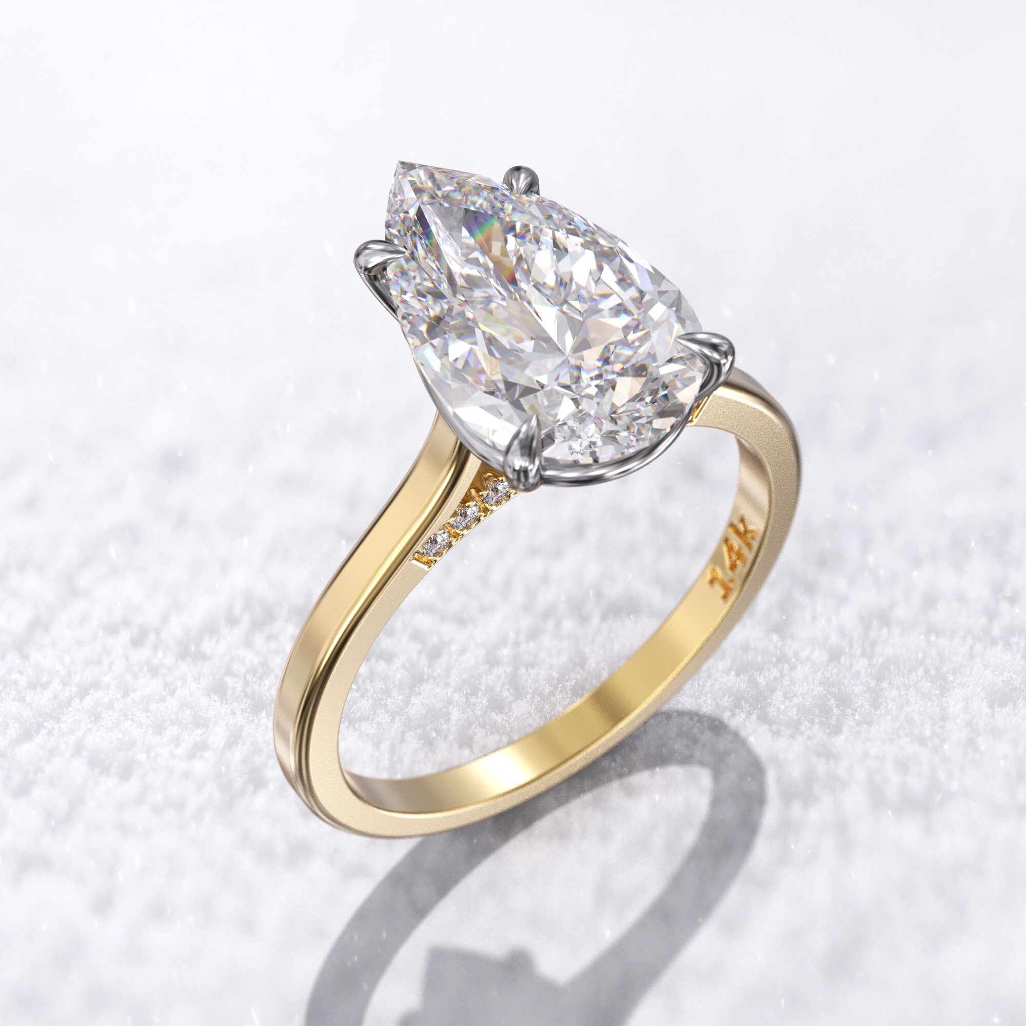 Pear Cut Engagement Ring - Buy Pear Cut Engagement Ring – Eurekalook