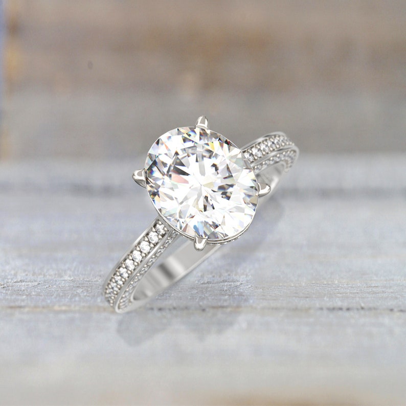 oval white sapphire engagement rings oval white sapphire engagement rings