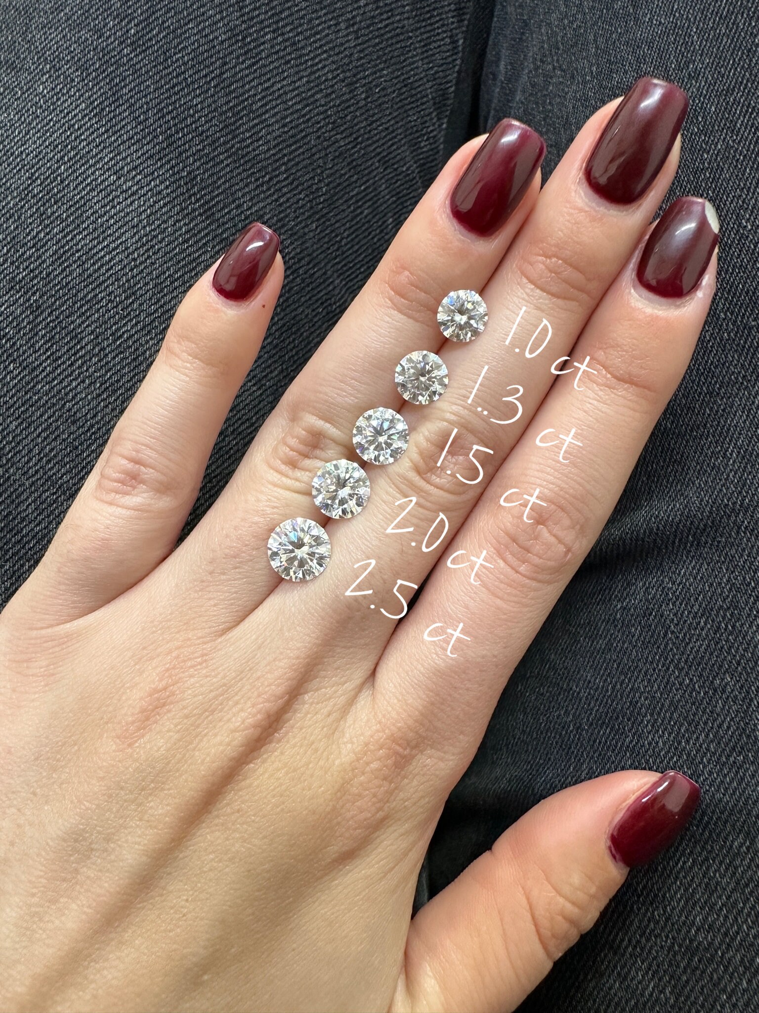 1ct Moissanite Engagement Ring Solitaire – 14K/18K Gold