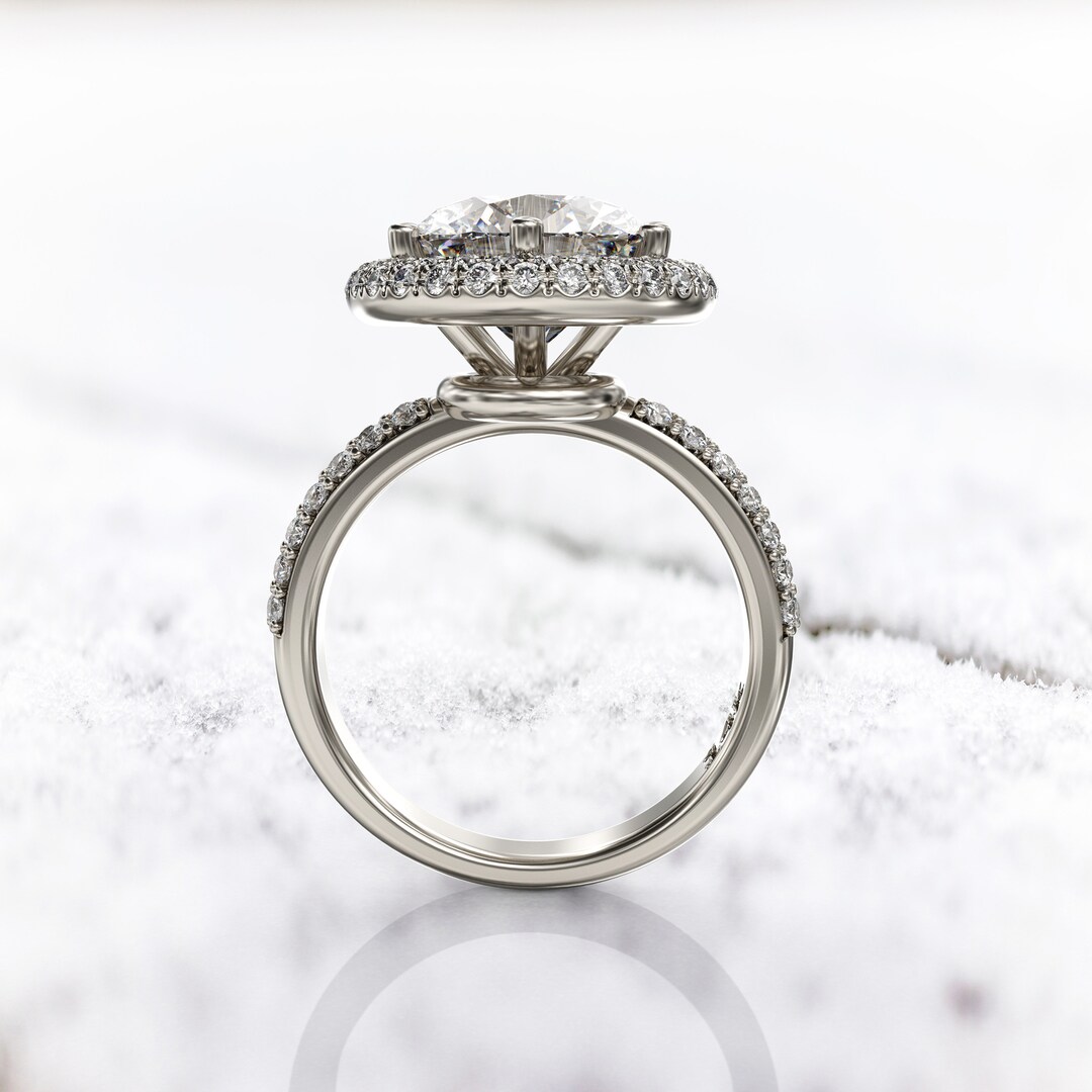 3 Carat Moissanite 6-Prong Ring main image 1