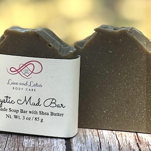 Dead Sea Mud Handmade Soap - Shea Butter Soap | Exfoliation | Scented Soap