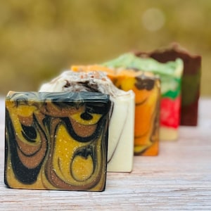 Handmade Soap Bar Gift Set: Natural Cold Process Soap Bundle