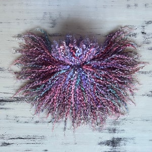Midnight Storm Premium Wensleydale Long Locks (10 - 14 inches) (Blue, Teal, Purple, Red, Brown, Pink, Natural White)