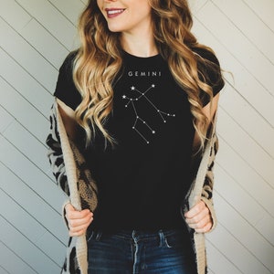 Gemini T-shirt, Gemini Zodiac Sign, Gemini Shirt for Gemini Girl, Birthday Gift, Gemini Horoscope, Gemini Astrology Shirts, Bday Tee