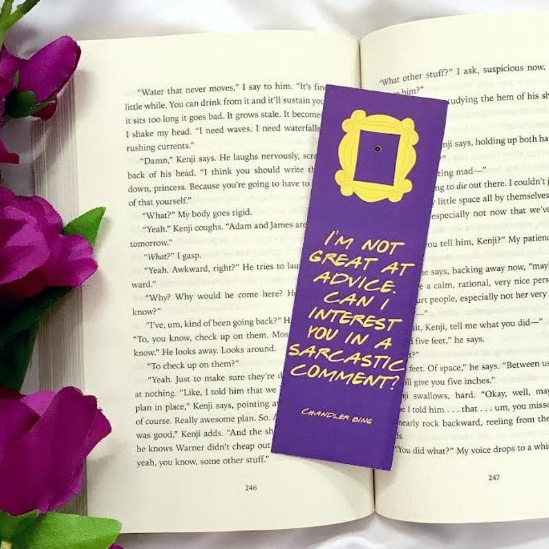 Friends bookmark FRIENDS tv show bookmark quote bookmark Etsy