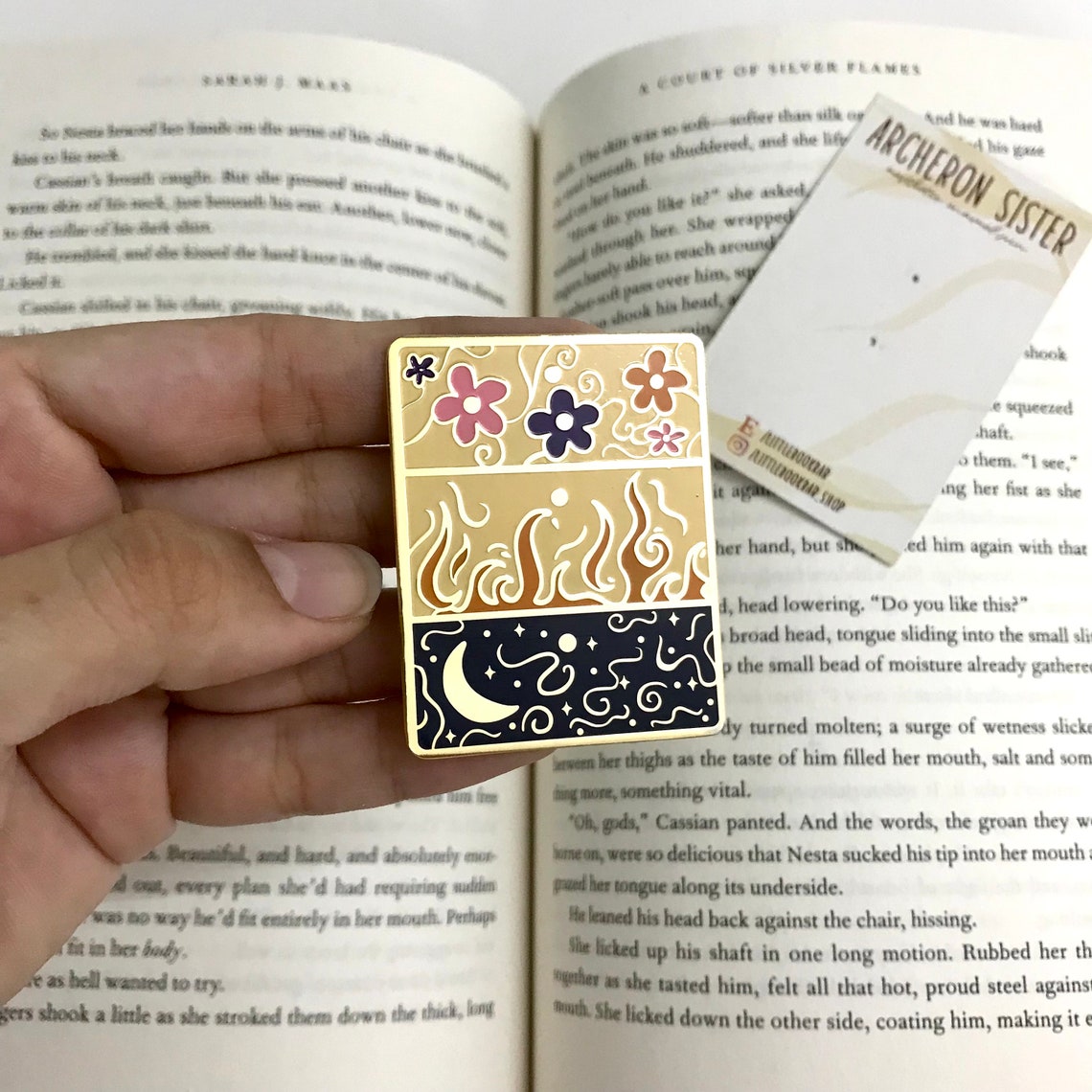 ACOTAR Enamel Pin Acheron Sister Drawers Enamel Pin Feyre - Etsy