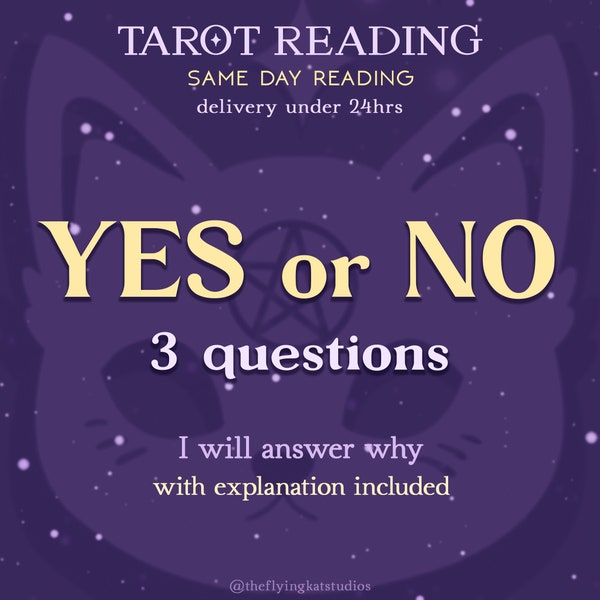 Le même jour 3 questions Oui ou Non Lecture en moins de 24 heures. Lecture de tarot 3 questions pour oui ou non avec explication pourquoi. Lecture psychique