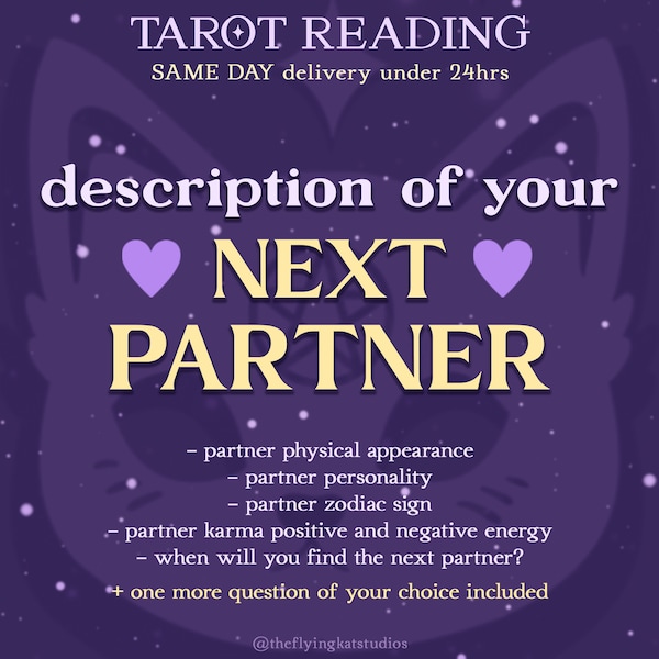 Description le jour même de votre prochain partenaire Lecture sous 24 heures . Prochaine lecture partenaire . Votre prochain amour. Lecteur de tarot. Lecture psychique