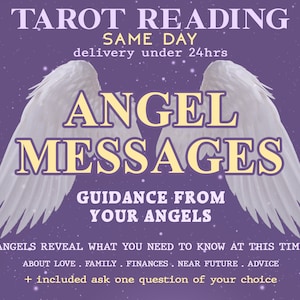 Same Day Angel Messages Tarot Lesung unter 24hrs. Anleitung von Ihren Engeln. Engel werden Sie führen. Tarot-Lesung. Psychische Lesung