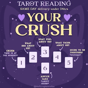 Same Day Your Crush Tarot Reading under 24hrs . Your Crush Love . Your Crush Partner. Tarot Reading . Psychic Reading . Tarot Reader