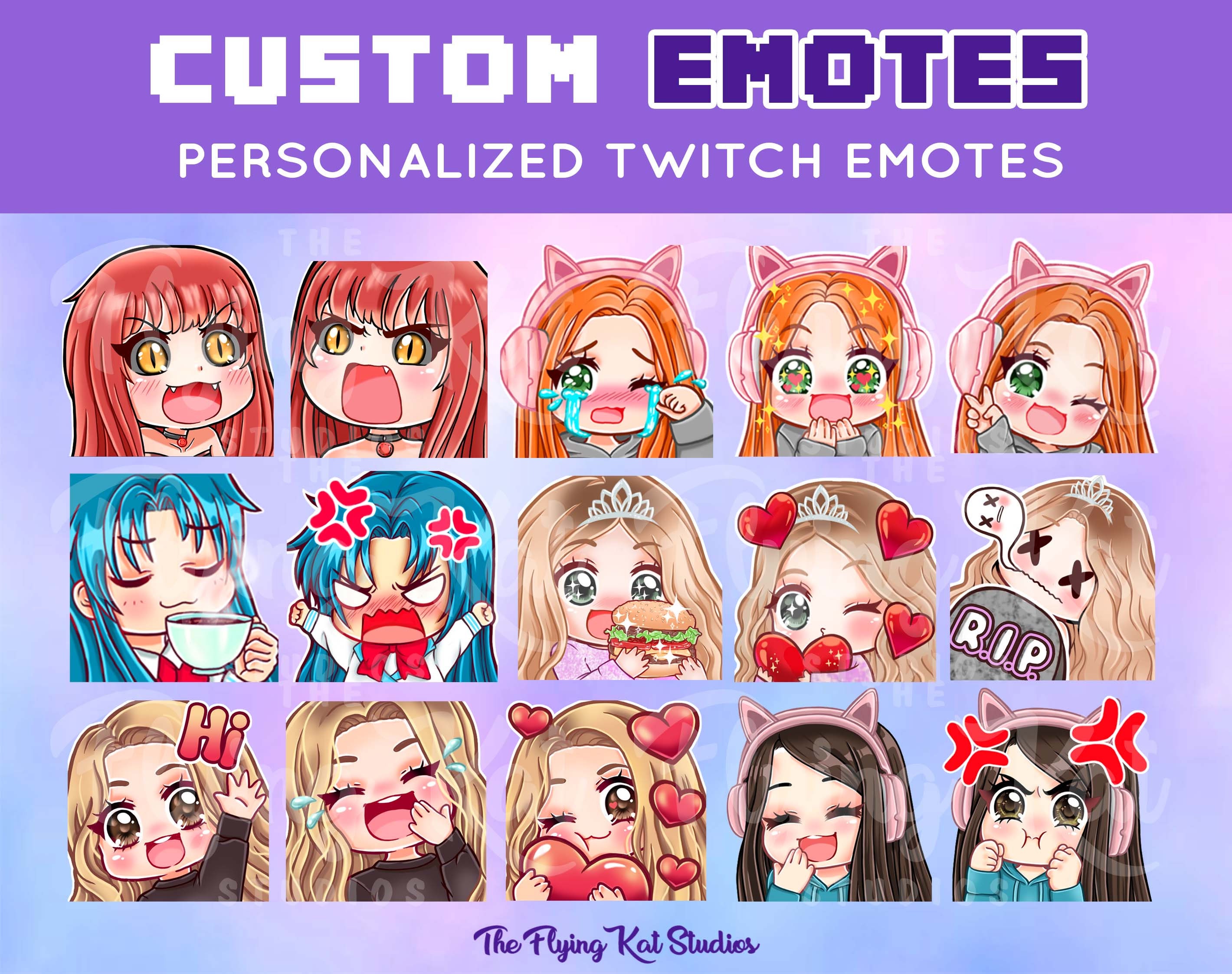 Twitch Emotes Discord Emotes Twitch Sub Badge Twitch Emote Etsy