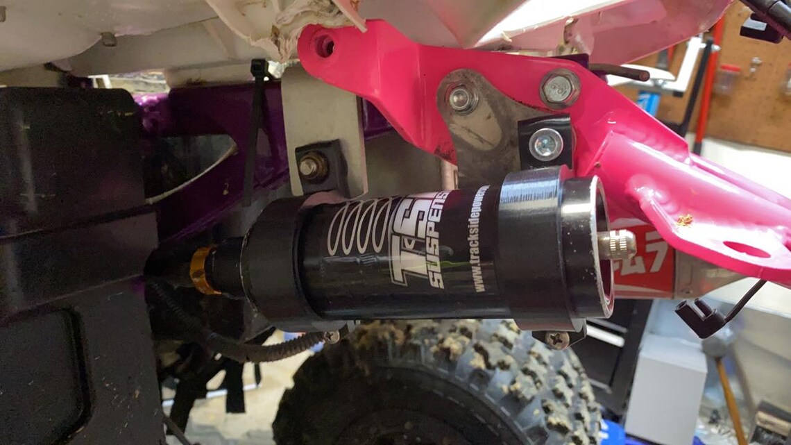 Universal Remote Reservoir Shock Bracket Holder Mount ATV Quad Etsy