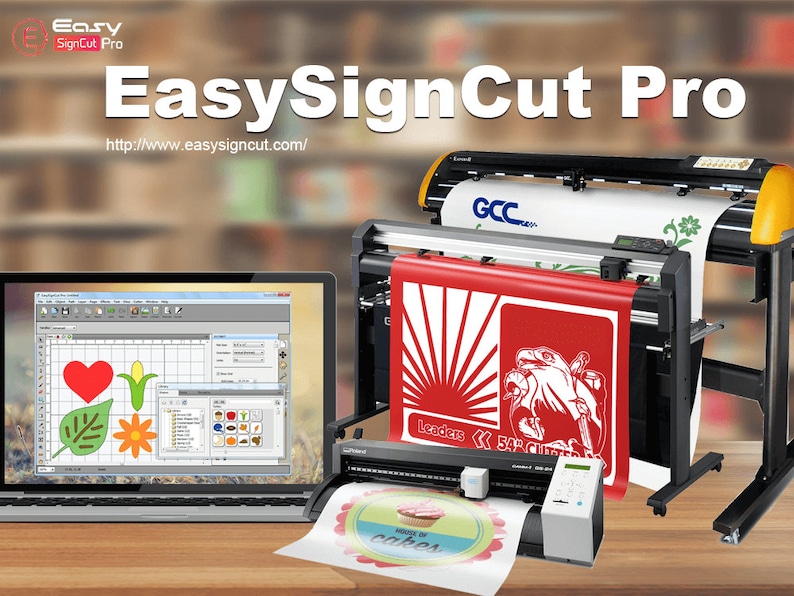 Easysigncut Pro Vinyl Cutter Software With Contour Cutting Etsy