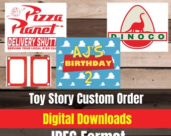 Custom Order Toy Story Signs
