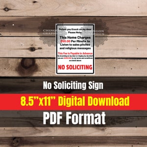Private Property No Trespassing Digital Sign Download (8.5x11 inches)