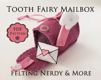 Tooth Fairy Mailbox Pattern: Easy DIY Sewing Tutorial (PDF Pattern)