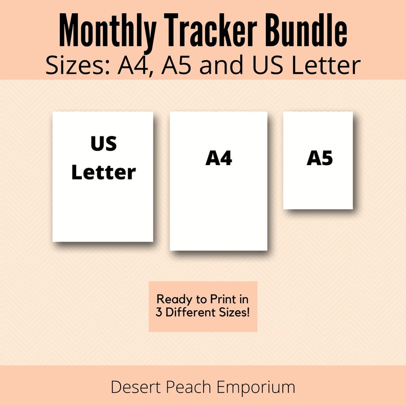 Habit Tracker Printable Coloring Pages Tracker Bundle Daily - Etsy