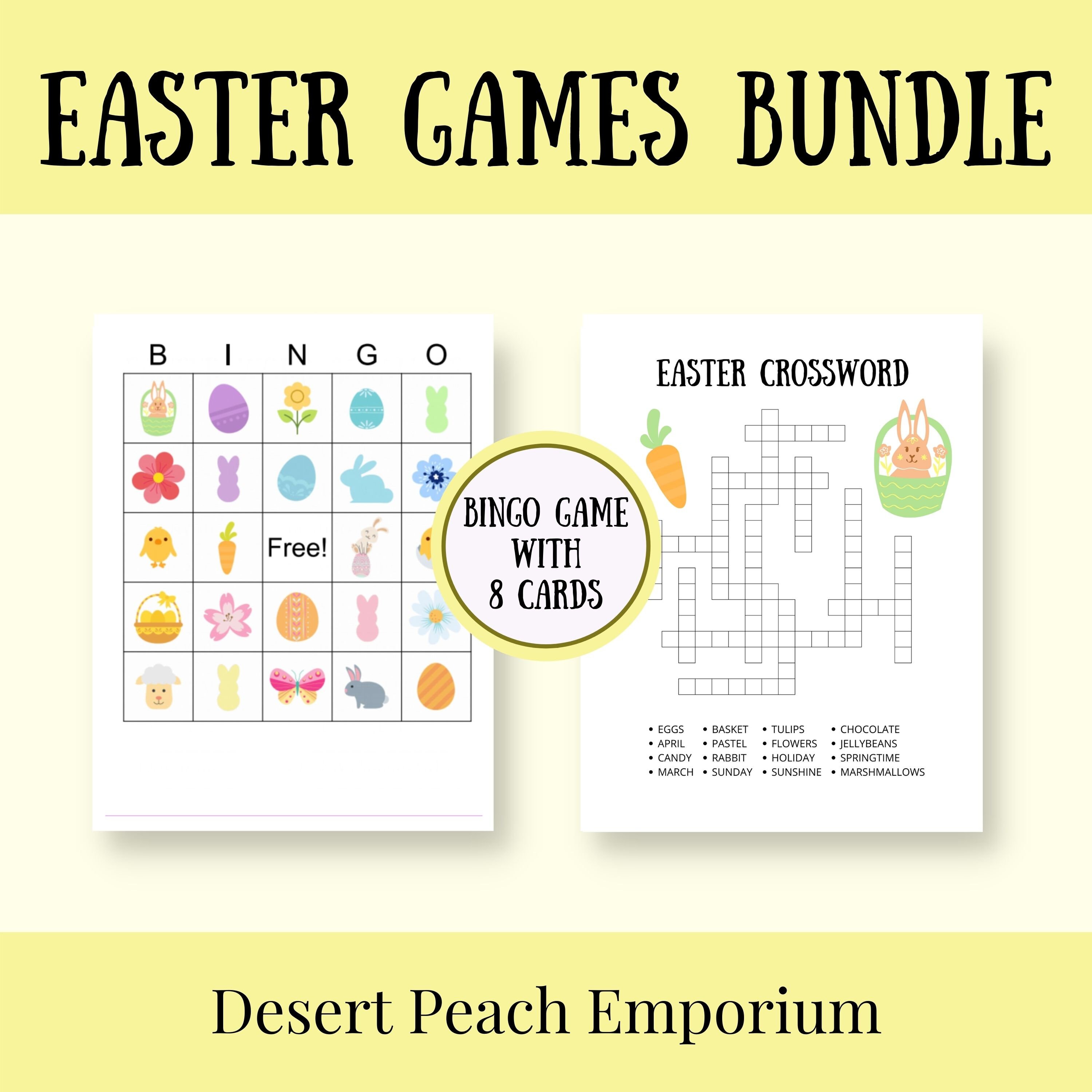 Easter Games Bundle Printable Easter Games Easter Printable - Etsy