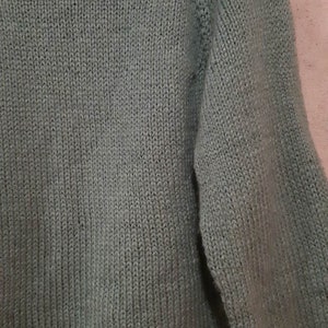 One of a kind, relaxed fit, chunky, raglan sweater/ jumper/ pullover hand knit and homemade