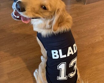 dog baseball jerseys personalized