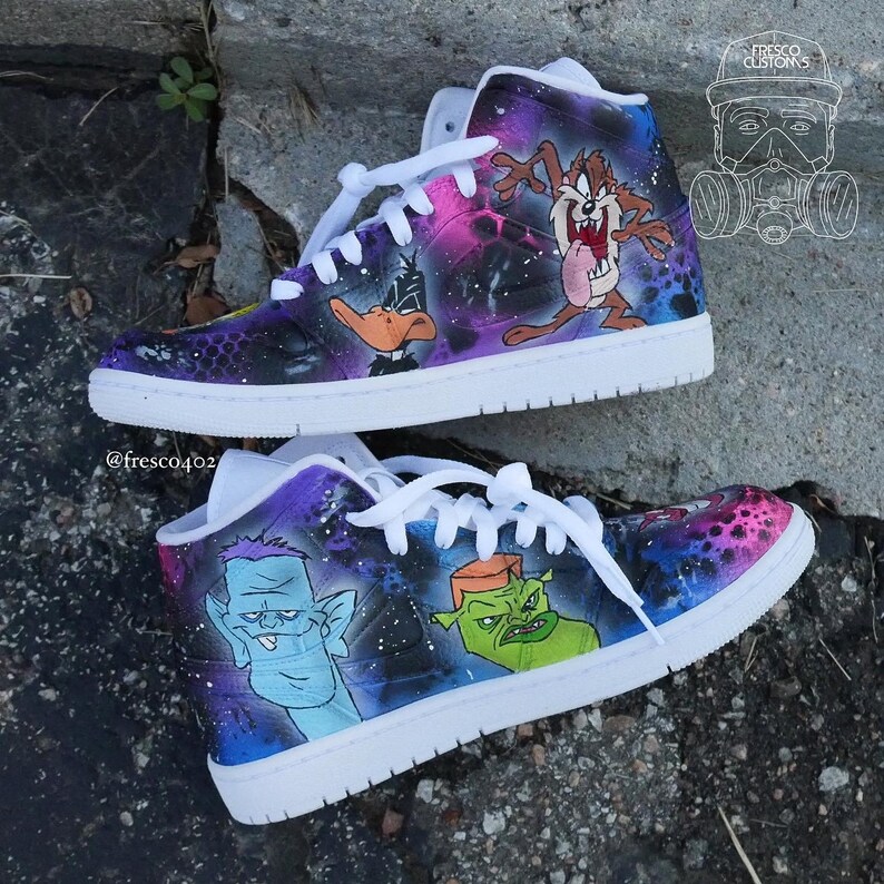 space jam shoes with controller