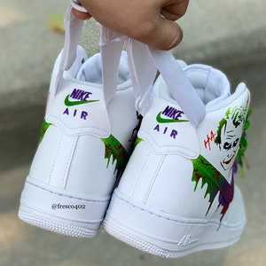 Custom Joker Nike Air Force 1s bild 3