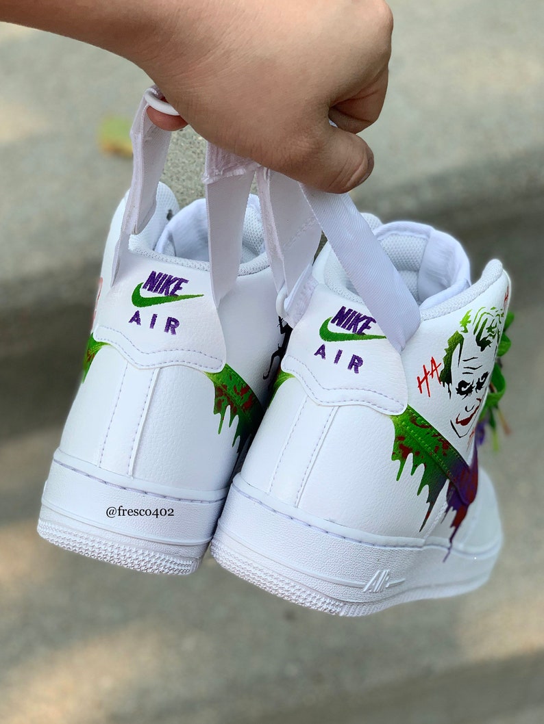 Custom Joker Nike Air Force 1s bild 3