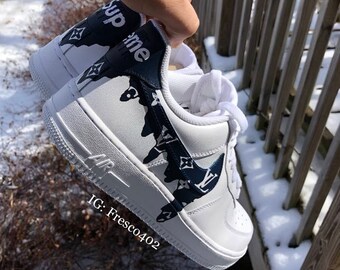 Custom Wheat Air Force 1 Bape A Bathing Ape Bape