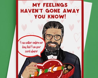 Gerry Adams Valentines Day Card: Northern Irish Humour