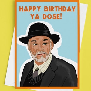 Derry Mädchen Granda Joe alles Gute zum Geburtstag Ya Dose Grußkarte