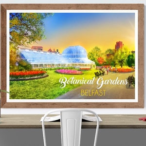 Belfast Print: Botanischer Garten