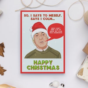 Derry Girls Onkel Colm Weihnachtsgrüße Karte