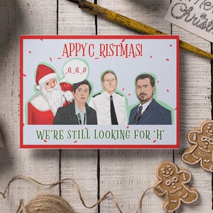 Line of Duty AC-12 'H' Weihnachtskarte