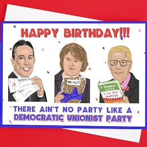 DUP Geburtstagskarte - Nordirischer Humor