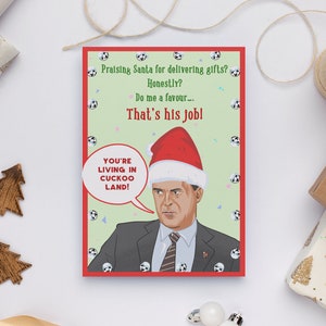 Lustige Roy Keane Irische Weihnachtskarte