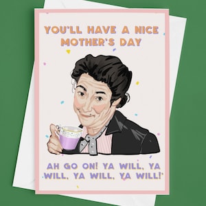 Tarjeta del Día de la Madre del Padre Ted 'Mrs Doyle'