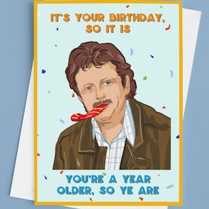 Biglietto d'auguri per Jim McDonald Coronation Street Irlanda del Nord