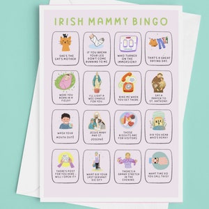 Carte irlandaise Mammy Bingo pour la fête des Mères