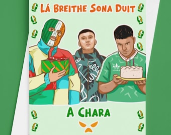 Kneecap  Irish Birthday Card