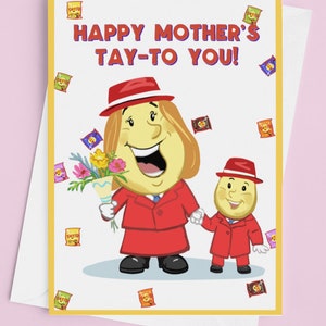 Tarjeta del Día de la Madre de Tayto Irlanda del Norte