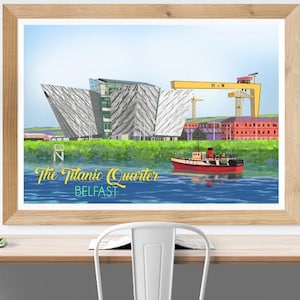 The Titanic Quarter Print / Artwork: Belfast