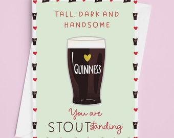 Guinness STOUTstanding Valentines Card