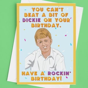 Dickie Rock Irish Birthday Card