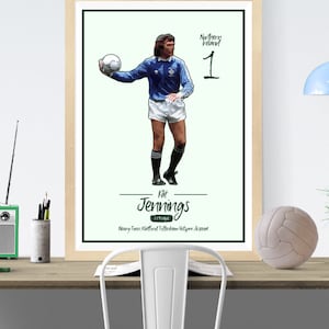 Pat Jennings Northern Ireland Football Print