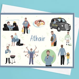 Athair Irish Language Father&#39;s Day Card