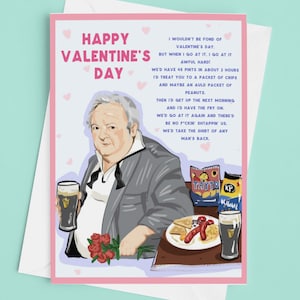 Tarjeta de San Valentín irlandesa divertida de Pintman Paddy Losty
