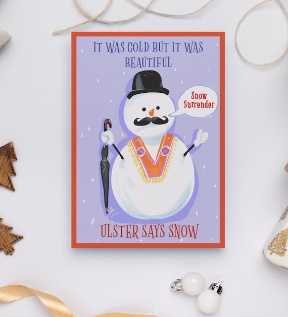 The Sash/ Snow Surrender Funny Protestant Christmas Card - Etsy Norway The Sash/ Snow Surrender Funny Protestant Christmas Card - Etsy Norway