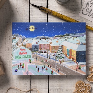 Oorlog is Over Derry Kerstkaart